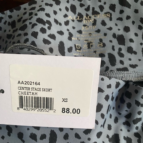 All access NYC X Bandier tennis skirt - cheetah - Picture 5 of 6